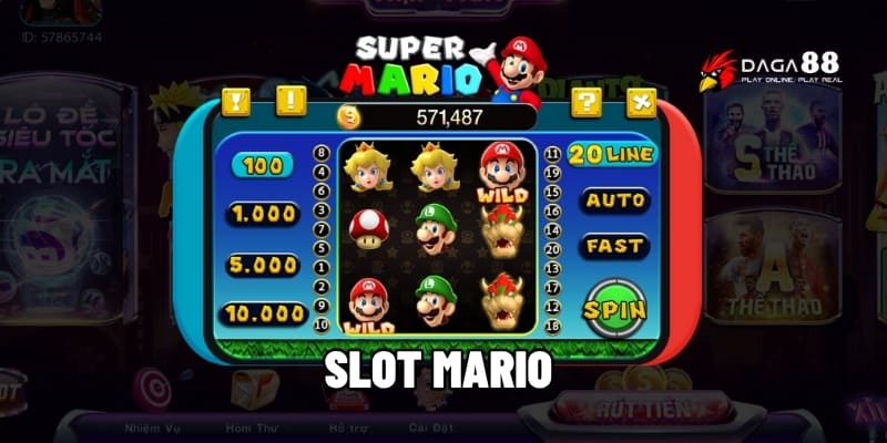 Slot Mario Kinh Điển – Phiêu Lưu Săn Xu Vàng, Trúng Thưởng Lớn 1 Slot Mario