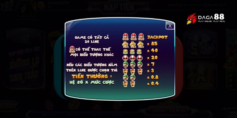 Slot Mario Kinh Điển – Phiêu Lưu Săn Xu Vàng, Trúng Thưởng Lớn 3 Cơ hội nhận thưởng lớn